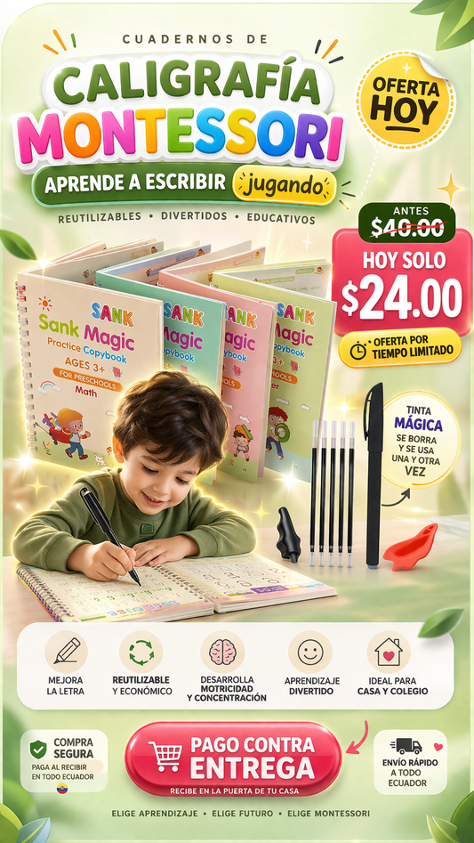 ✏️ CUADERNO MONTESSORI KIDS